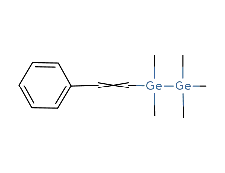 Molecular Structure of 113352-24-2 (Digermane, pentamethyl(2-phenylethenyl)-)