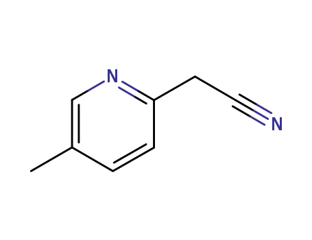 Molecular Structure of 38203-08-6 (2-(5-Methylpyridin-2-yl)acetonitrile)