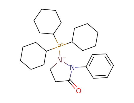 Molecular Structure of 95465-23-9 (((C<sub>6</sub>H<sub>11</sub>)3P)NiN(C<sub>6</sub>H<sub>5</sub>)CO(CH<sub>2</sub>)2)