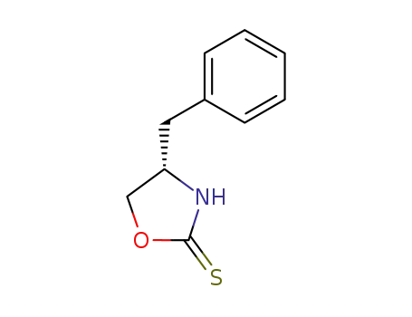 Molecular Structure of 145588-94-9 ((S)-4-BENZYL-1,3-OXAZOLIDINE-2-THIONE)