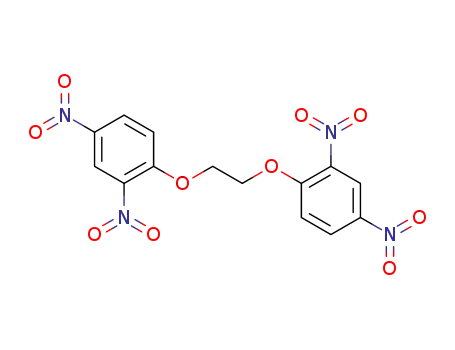 Molecular Structure of 92061-47-7 (Benzene, 1,1'-[1,2-ethanediylbis(oxy)]bis[2,4-dinitro-)