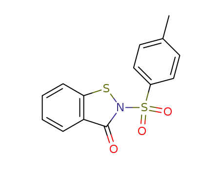 Molecular Structure of 17927-90-1 (2-(toluene-4-sulfonyl)-benzo[<i>d</i>]isothiazol-3-one)