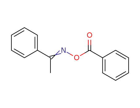 Molecular Structure of 26060-56-0 (ACETOPHENONEO-BENZOYLOXIME)