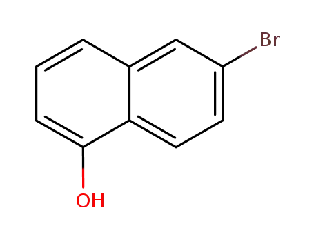 Molecular Structure of 91270-68-7 (6-Bromo-1-hydroxynaphthalene)