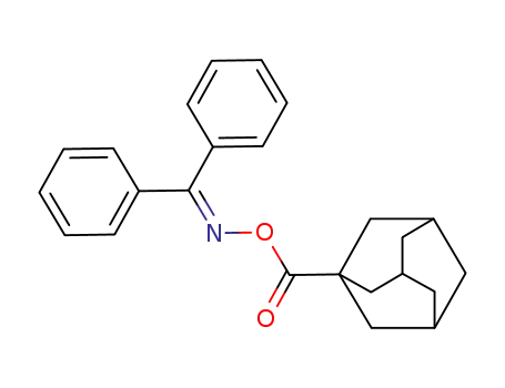 Molecular Structure of 107264-20-0 (diphenylmethanone O-(adamantane-1-carbonyl) oxime)