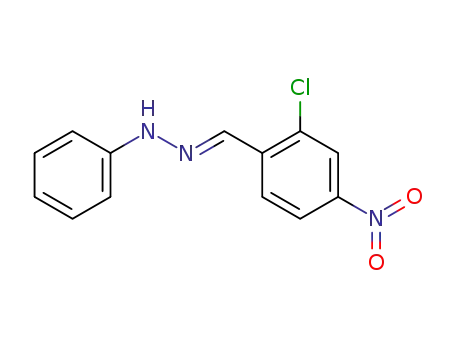 Molecular Structure of 98606-58-7 (2-chloro-4-nitro-benzaldehyde phenylhydrazone)