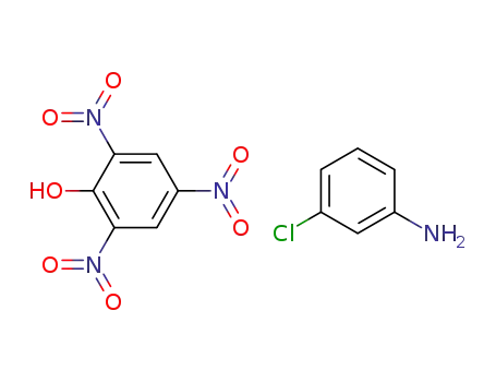 Molecular Structure of 10530-56-0 (2,4,6-trinitrophenol - 3-chloroaniline (1:1))