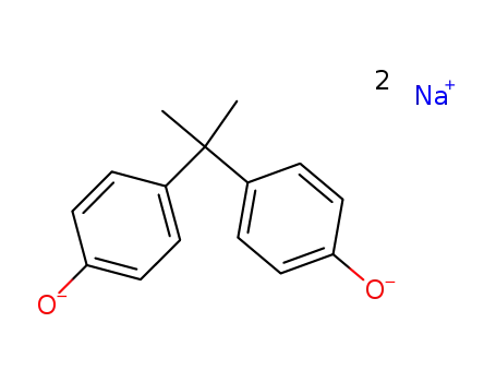 Molecular Structure of 2444-90-8 (disodium 4,4'-isopropylidenediphenolate)