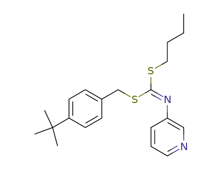 부틸 p-tert-부틸벤질 3-피리딜이미도디티오카보네이트