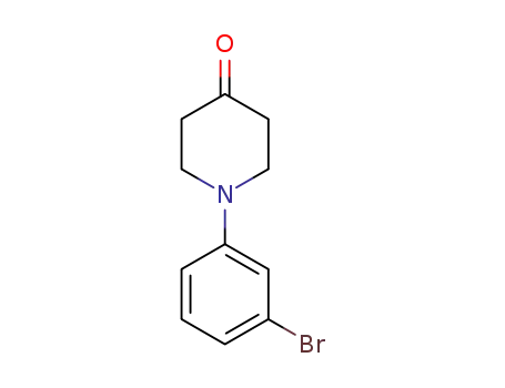 Molecular Structure of 1016769-81-5 (1-(3-bromophenyl)piperidin-4-one)