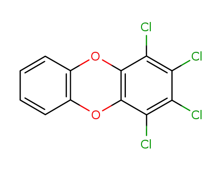 Molecular Structure of 30746-58-8 (1,2,3,4-TETRACHLORODIBENZO-P-DIOXIN)