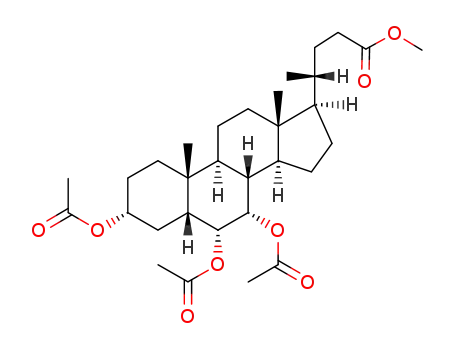 3α,6α,7α-Tris(acetyloxy)-5β-cholan-24-oic acid methyl ester