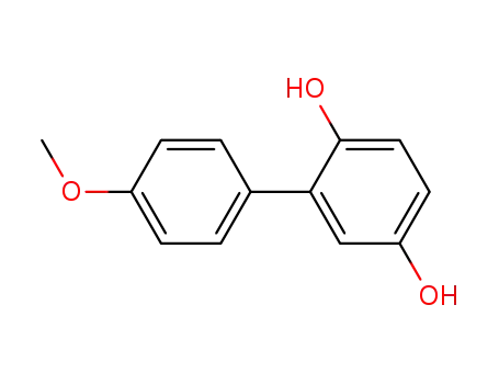 Molecular Structure of 59007-04-4 (4'-methoxy[1,1'-biphenyl]-2,5-diol)