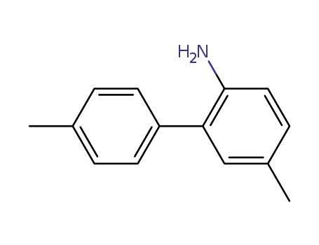 Molecular Structure of 116668-35-0 (4’,5-dimethyl[1,1’-biphenyl]-2-amine)