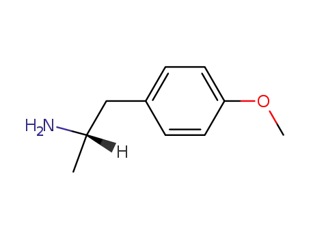 Molecular Structure of 58993-78-5 ((S)-2-(4-Methoxyphenyl)-1-MethylethanaMine)
