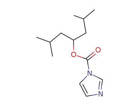 Molecular Structure of 195384-48-6 (imidazole-1-carboxylic acid 1-isobutyl-3-methyl-butyl ester)