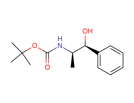 Carbamic acid, [(1R,2S)-2-hydroxy-1-methyl-2-phenylethyl]-,
1,1-dimethylethyl ester