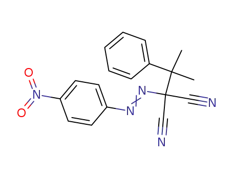 (p-nitrophenyl)azo-tert-cumylmalonitrile