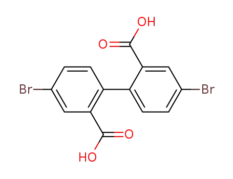 Molecular Structure of 54389-67-2 (4,4'-Dibromodiphenic acid)