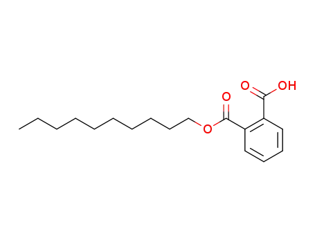 Molecular Structure of 24539-60-4 (decyl hydrogen phthalate)