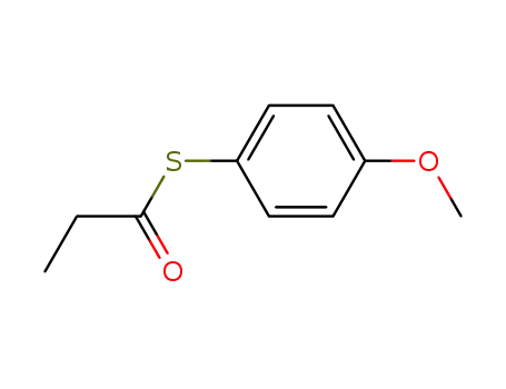 Propanethioic acid, S-(4-methoxyphenyl) ester