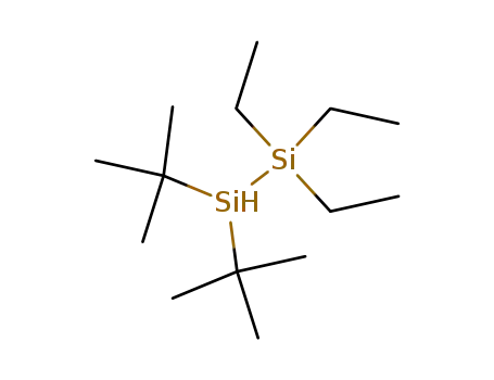 Molecular Structure of 116077-35-1 (Disilane, 2,2-bis(1,1-dimethylethyl)-1,1,1-triethyl-)