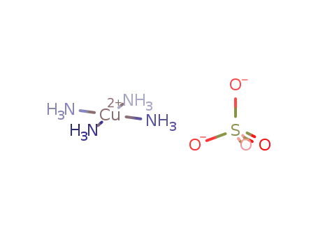 Molecular Structure of 14283-05-7 (TETRAAMMINECOPPER (II) SULFATE HYDRATE)