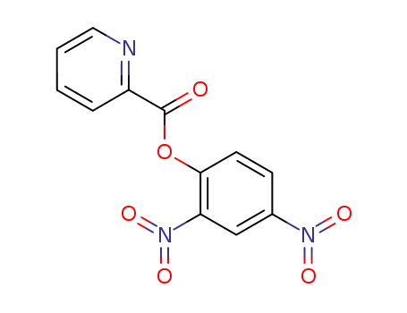 Molecular Structure of 76519-50-1 (2-Pyridinecarboxylic acid, 2,4-dinitrophenyl ester)