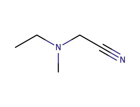 Molecular Structure of 62842-25-5 (Acetonitrile, (ethylmethylamino)-)