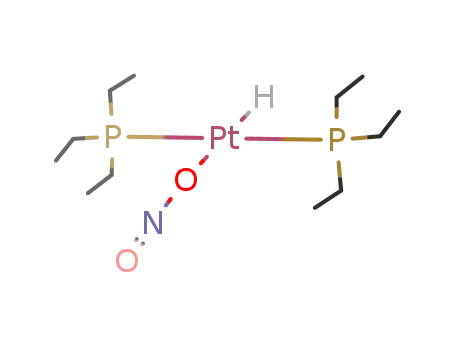 Molecular Structure of 17501-31-4 (trans-bis(triethylphosphine)(hydrido)(nitrito) platinum(II))
