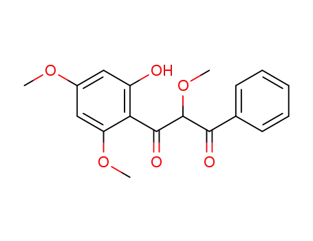 1-(2-hydroxy-4,6-dimethoxy-phenyl)-2-methoxy-3-phenyl-1,3-propanedione