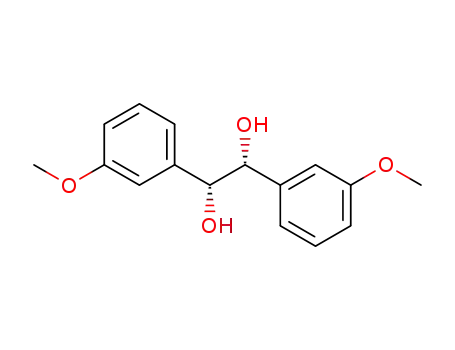 Molecular Structure of 156091-01-9 (1,2-bis(3-methoxyphenyl)-1,2-ethanediol)
