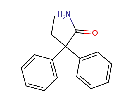 Molecular Structure of 5466-38-6 (2,2-diphenylbutanamide)