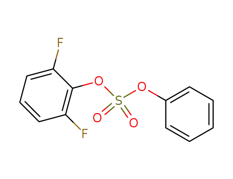 Molecular Structure of 820220-75-5 (Sulfuric acid, 2,6-difluorophenyl phenyl ester)