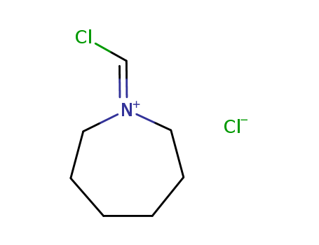 1H-Azepinium,1-(chloromethylene)hexahydro-, chloride (1:1)