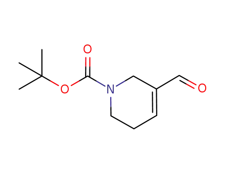 Molecular Structure of 406212-52-0 (N-(tert-butoxycarbonyl)-1,2,5,6-tetrahydropyridine-3-carbaldehyde)