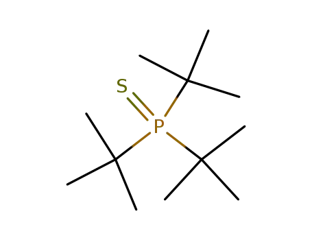 Molecular Structure of 7441-04-5 (tris(tert-butyl)phosphine sulfide)