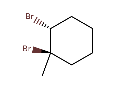 Cyclohexane, 1,2-dibromo-1-methyl-, trans-