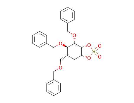 (1R,2R,3S,4R,5R)-3,4-di-O-benzyl-5-benzyloxymethyl-1,2-O,O-sulfonyl-cyclohexane-1,2,3,4-tetraol