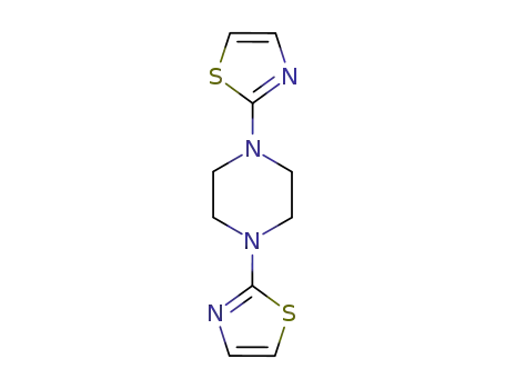 Molecular Structure of 131136-87-3 (Piperazine, 1,4-bis(2-thiazolyl)-)