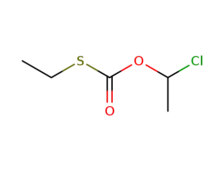 Molecular Structure of 101506-43-8 (O-(1-chloroethyl) S-ethyl carbonothioate)