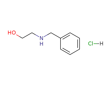 Molecular Structure of 58576-72-0 (2-[(phenylmethyl)amino]ethanol hydrochloride)