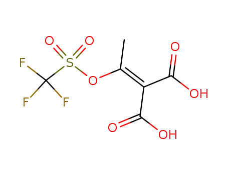 1-trifluoromethanesulfonyloxyethyledenemalonic acid