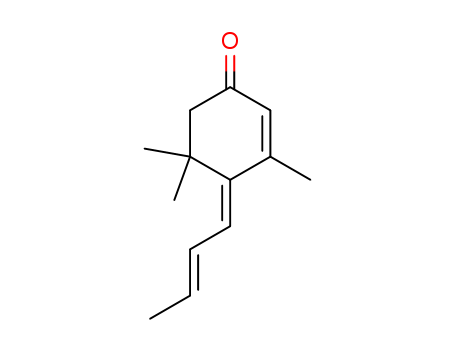 2-Cyclohexen-1-one,4-(2E)-2-buten-1-ylidene-3,5,5-trimethyl-, (4E)-