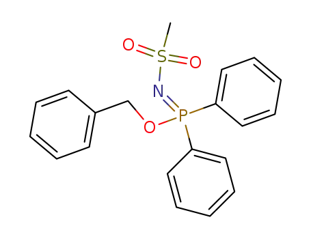 benzyl P,P-diphenyl-N-(methanesulfonyl)phosphinimidate