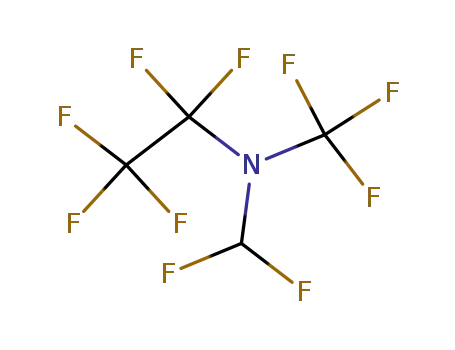 N-trifluoromethyl-N-difluoromethylpentafluoro(3,4-dimethyloxazolidine)