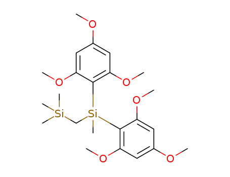 methylbis(2,4,6-trimethoxyphenyl)[(trimethylsilyl)methyl]silane