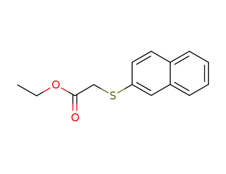Molecular Structure of 122831-48-5 (Acetic acid, (2-naphthalenylthio)-, ethyl ester)