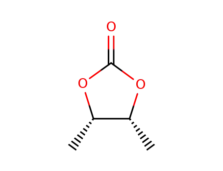 Molecular Structure of 65941-76-6 (1,3-Dioxolan-2-one, 4,5-dimethyl-, (4R,5R)-rel-)