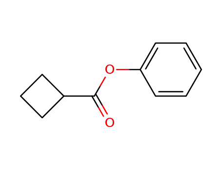Molecular Structure of 30466-31-0 (cyclobutanecarboxylic acid phenyl ester)